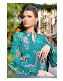 All-Over Print Schiffli Embroidered Lawn Dress with Chiffon Dupatta (DZ17868)