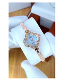 Trendy Four Leaf Clover Bracelet Watch for Girls (DZ17872)