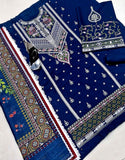 Embroidered Lawn Dress with Digital Print Diamond Zari Dupatta (DZ17878)