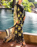 All-Over Print Embroidered Lawn Suit with Chiffon Dupatta (DZ17907)