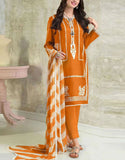 Heavy Embroidered Lawn Suit with Diamond Zari Dupatta (DZ17922)