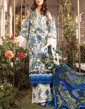 All-Over Print Embroidered Lawn Dress with Chiffon Dupatta (DZ17940)