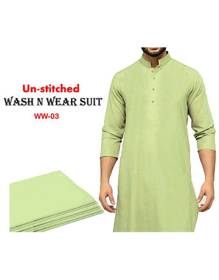 Unstitched Wash N Wear Men's Shalwar Kameez (DZ09447)