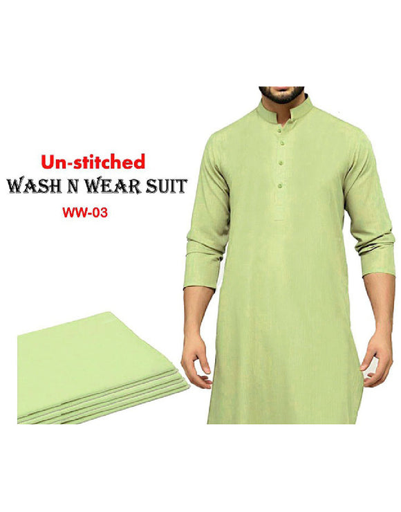 Unstitched Wash N Wear Men's Shalwar Kameez (DZ09447)