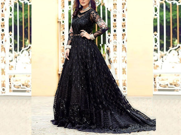 Embellished White Black Lawn Kameez Capri Pakistani Eid Dress  Nameera by  Farooq